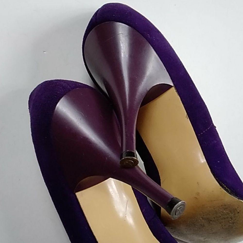 Vintage Velvet Heels  shoes - Picture 9 of 14